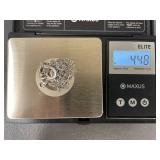 925 Sterling Silver Heart & Anchor Pendant Necklace