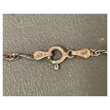 Italian Sterling Silver Necklace 925 Italy
