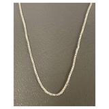 16 Sterling Silver Box Chain Necklace