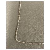 925 Sterling Silver Box Chain Necklace
