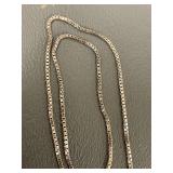 Classic Sterling Silver Box Chain Necklace