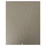 Elegant Sterling Silver Pendant Necklace