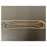 30 Sterling Silver Chain Necklace
