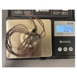 Sterling Silver Love Disc Necklace