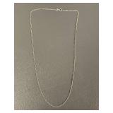 Elegant Sterling Silver Necklace Unique Chain Design