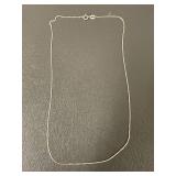 18 Sterling Silver Chain Necklace
