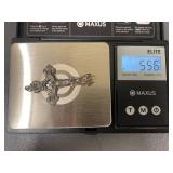 Beautiful Sterling Silver Crucifix Pendant INRI