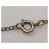 Vintage Sterling Silver Butterfly Necklace