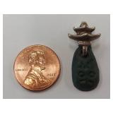 Vintage Sterling Silver Rustic Artisanal Pendant