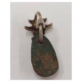 Vintage Sterling Silver Rustic Artisanal Pendant