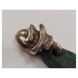 Vintage Sterling Silver Rustic Artisanal Pendant