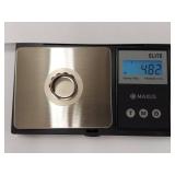 Vintage Sterling Silver Gemstone Ring Band