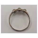 Sterling Silver Ring with Three Stones