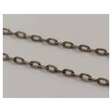 Beautiful Vintage Sterling Silver Amber Necklace