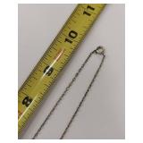 Beautiful Vintage Sterling Silver Amber Necklace