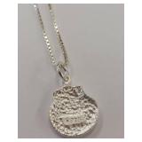 Sterling Silver 925 Seashell Pendant Necklace
