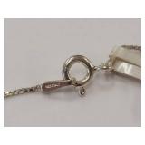 Sterling Silver Teach Apple Pendant Necklace