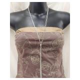 Sterling Silver Adjustable Tassel Necklace