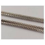 Sterling Silver Adjustable Tassel Necklace