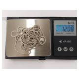 Sterling Silver Adjustable Tassel Necklace