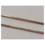 Sterling Silver Double Star Necklace