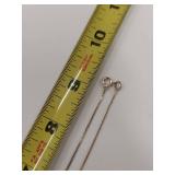 Sterling Silver Double Star Necklace