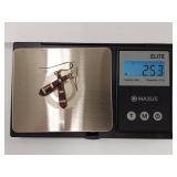 Beautiful Sterling Silver Inlay Drop Earrings 925