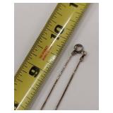 Sterling Silver Box Chain Necklace 925 Italy