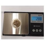 Sterling Silver Ball Chain Necklace Gold Tone