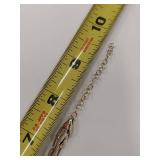 Sterling Silver Gold Tone Italian Chain Bracelet