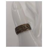 Vintage Sterling Silver Heart Design Ring