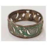 Vintage Sterling Silver Heart Design Ring