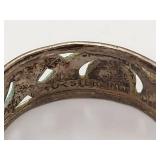 Vintage Sterling Silver Heart Design Ring