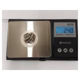 Sterling Silver Gold Tone Necklace Double Link Design