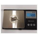 Sterling Silver Engraved Motivational Bar Necklace