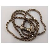 Sterling Silver 925 Rope Chain Italy 20"
