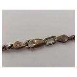 Sterling Silver 925 Rope Chain Italy 20"