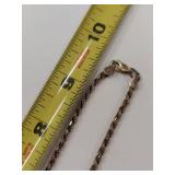Sterling Silver 925 Rope Chain Italy 20"