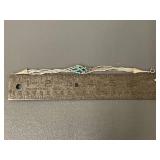 Sterling Silver Turquoise Bead Bracelet
