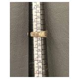 Vintage Sterling Silver Openwork Adjustable Ring