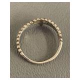 Sterling Silver 925 Cross Design Ring