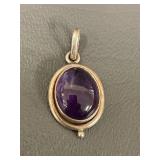 Sterling Silver Amethyst Pendant