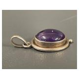 Sterling Silver Amethyst Pendant