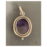 Sterling Silver Amethyst Pendant
