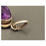 Sterling Silver Amethyst Pendant