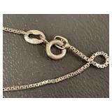 Sterling Silver Artistic Pendant Necklace