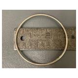 Sterling Silver Bangles Set of Three Tested