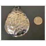 Handcrafted Hammered Sterling Silver Necklace