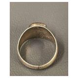 Vintage Sterling Silver Ring with Stone