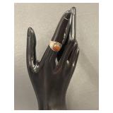Vintage Sterling Silver Ring with Stone